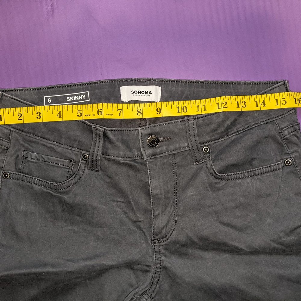 Sonoma grey skinny pants